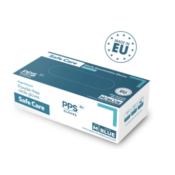 Safe Care Nitriilikäsine puuteriton sininen koko S 100 kpl