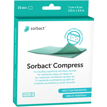 Sorbact Compress 7 cm x 9 cm 98131 10 KPL