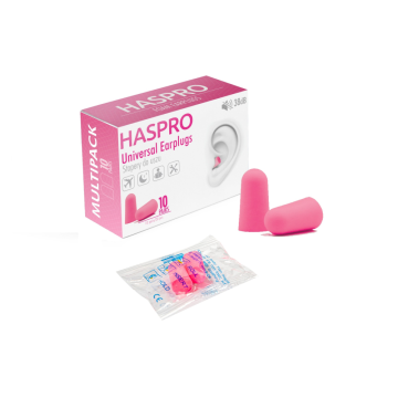 Haspro UNIVERSAL korvatulpat pinkki 10 paria