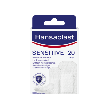 Hansaplast Sensitive Strips (ME 10) 20 kpl