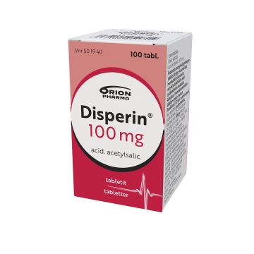 DISPERIN tabletti 100 mg 100 kpl