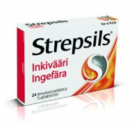 STREPSILS INKIVÄÄRI 1,2/0,6 mg imeskelytabl 24 fol